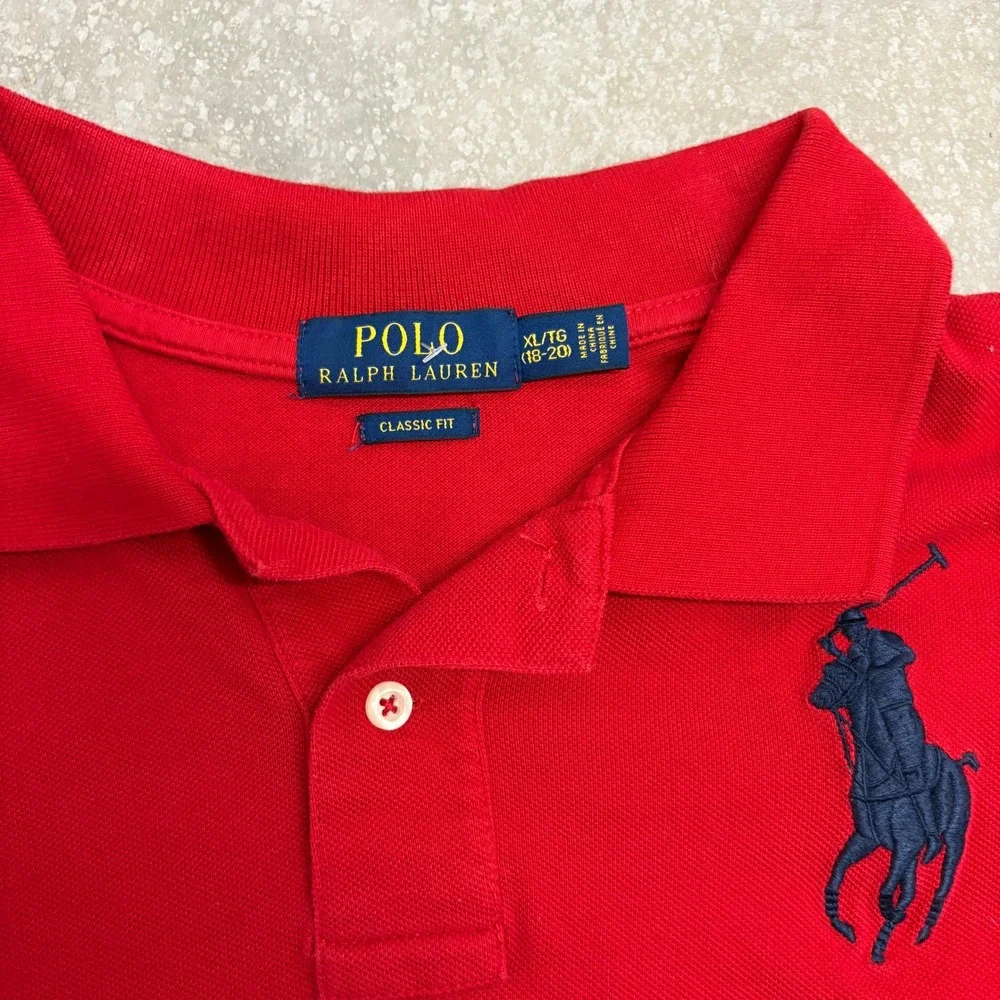 Polo Ralph Lauren big pony shirt with number on sleeve
